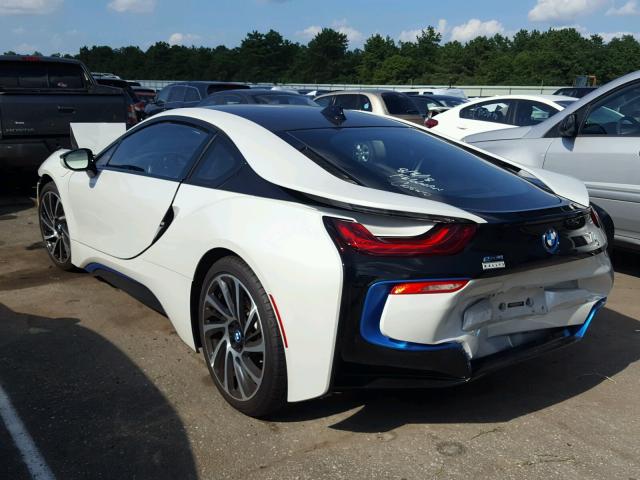 WBY2Z2C51GV675708 - 2016 BMW I8 WHITE photo 3