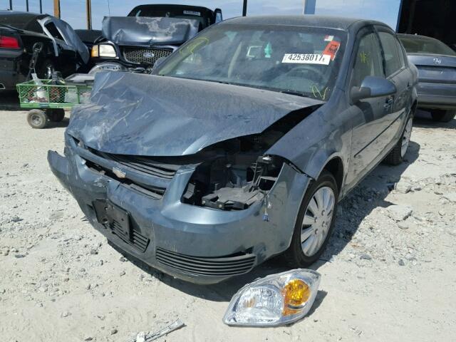 1G1AL55F077384376 - 2007 CHEVROLET COBALT LT BLUE photo 2