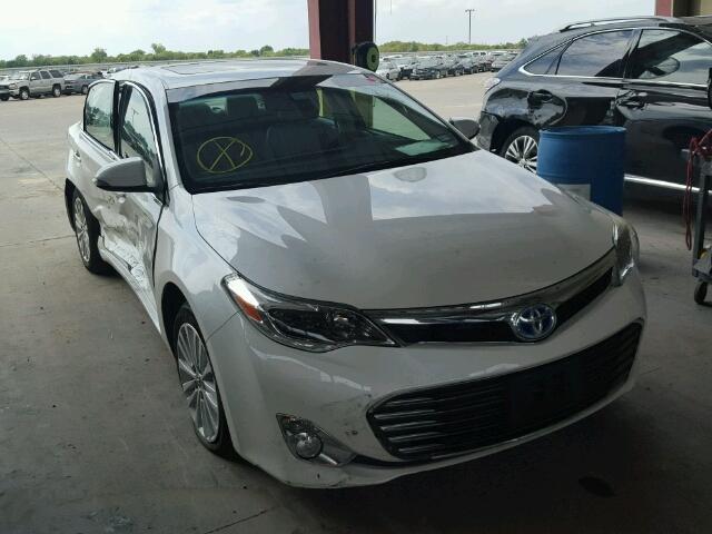 4T1BD1EB8DU013294 - 2013 TOYOTA AVALON HYB WHITE photo 1