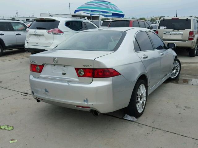 JH4CL96886C028947 - 2006 ACURA TSX SILVER photo 4
