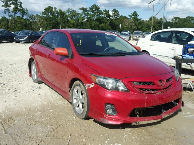 5YFBU4EE5CP038066 - 2012 TOYOTA COROLLA BA RED photo 2