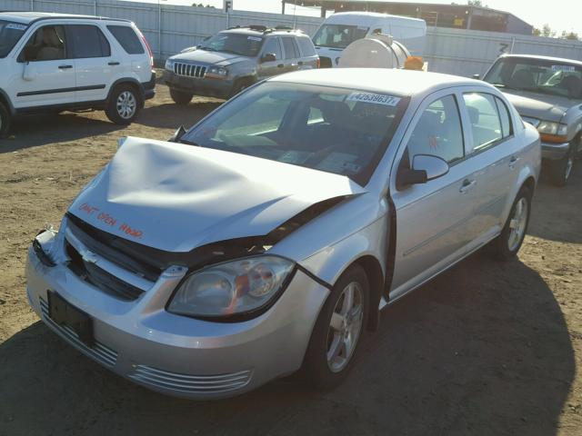 1G1AF5F59A7188795 - 2010 CHEVROLET COBALT 2LT SILVER photo 2