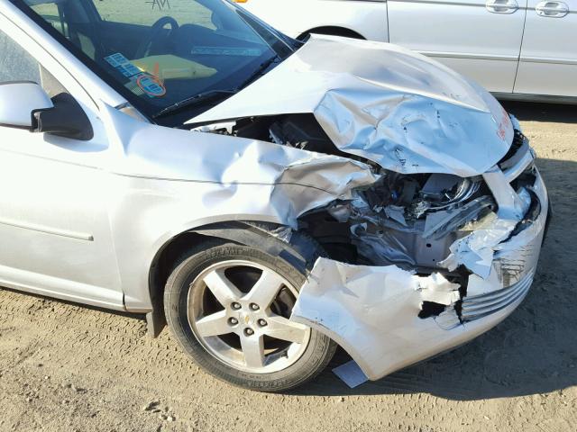 1G1AF5F59A7188795 - 2010 CHEVROLET COBALT 2LT SILVER photo 9