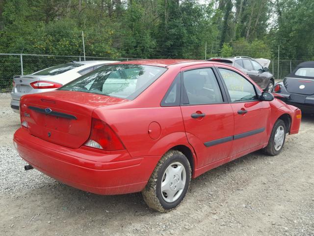 1FAFP33P92W298912 - 2002 FORD FOCUS LX RED photo 4