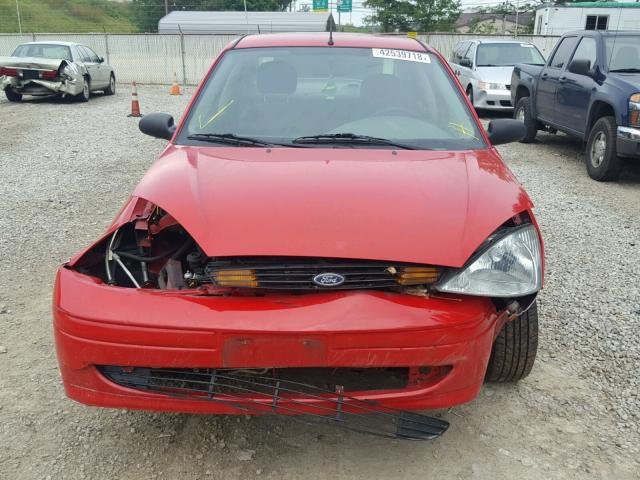 1FAFP33P92W298912 - 2002 FORD FOCUS LX RED photo 9