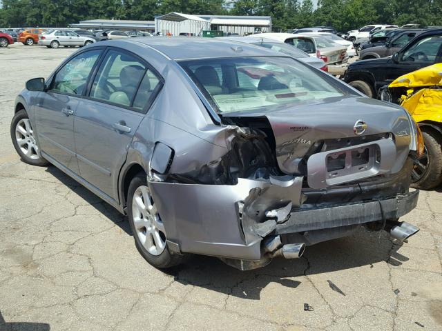 1N4BA41E37C819767 - 2007 NISSAN MAXIMA SE GRAY photo 3