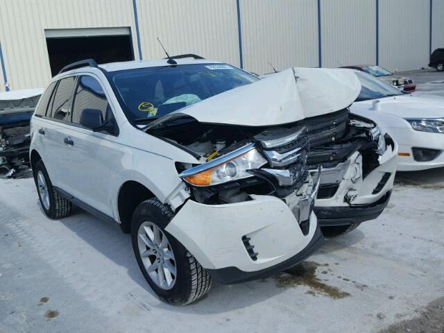 2FMDK3GC8DBB91308 - 2013 FORD EDGE WHITE photo 1