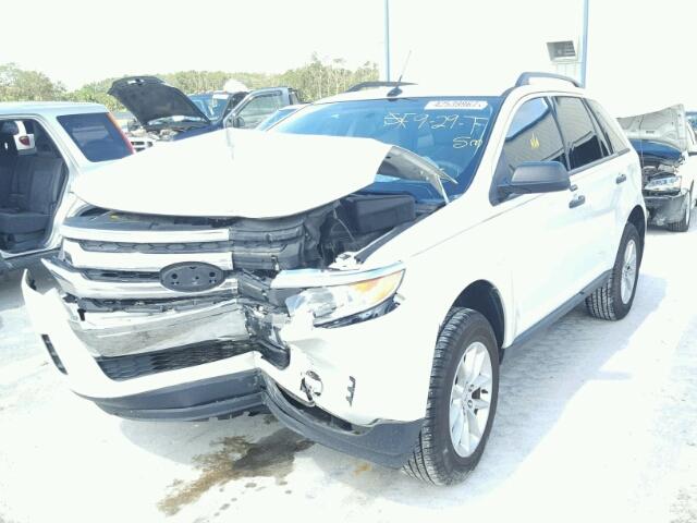 2FMDK3GC8DBB91308 - 2013 FORD EDGE Білий фото 2