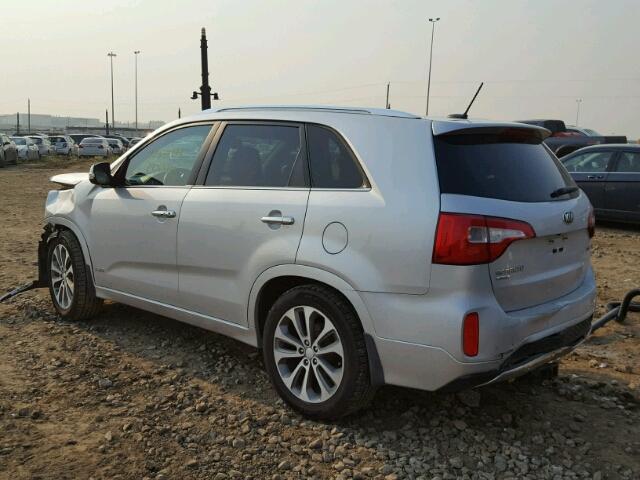 5XYKWDA70FG611336 - 2015 KIA SORENTO SX SILVER photo 3