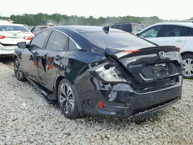 JHMFC1F71JX007204 - 2018 HONDA CIVIC EXL BLACK photo 3