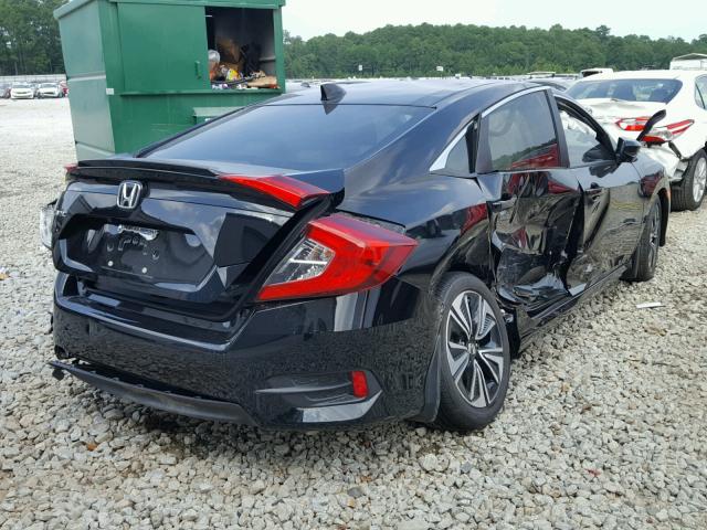 JHMFC1F71JX007204 - 2018 HONDA CIVIC EXL BLACK photo 4