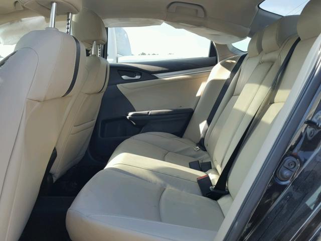 JHMFC1F71JX007204 - 2018 HONDA CIVIC EXL BLACK photo 6