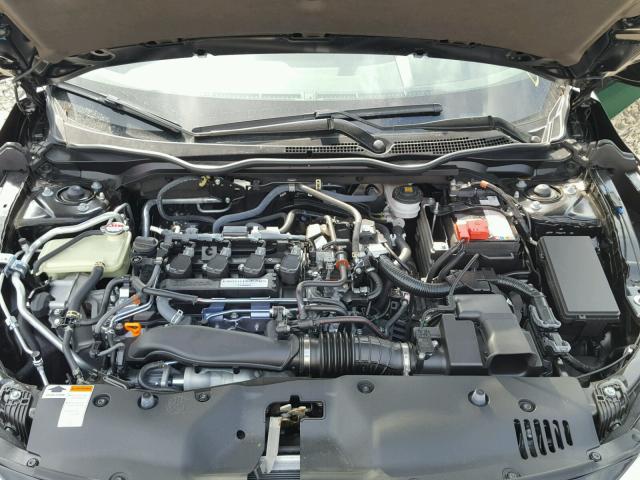 JHMFC1F71JX007204 - 2018 HONDA CIVIC EXL BLACK photo 7