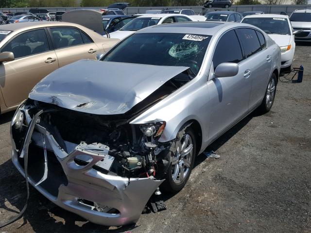 JTHBH96S265030464 - 2006 LEXUS GS300 SILVER photo 2