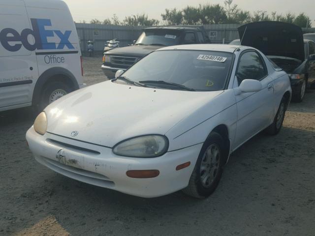 JM1EC4315P0219748 - 1993 MAZDA MX-3 WHITE photo 2