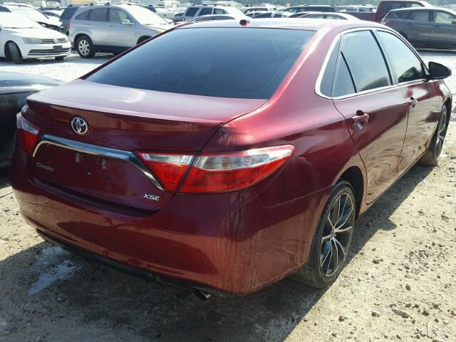 4T1BF1FK3FU901110 - 2015 TOYOTA CAMRY LE მუქწითელი ფოტო 4