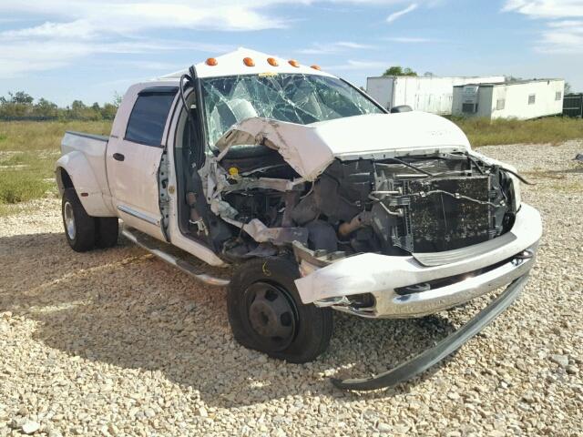 3D7MX49C27G722227 - 2007 DODGE RAM 3500 WHITE photo 1