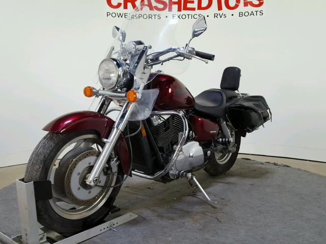 1HFSC43037A702648 - 2007 HONDA VT1100 C2 MAROON photo 4