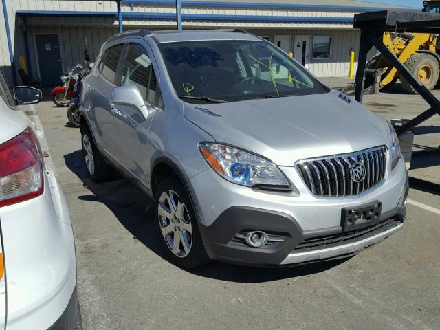 KL4CJCSB9DB089002 - 2013 BUICK ENCORE SILVER photo 1