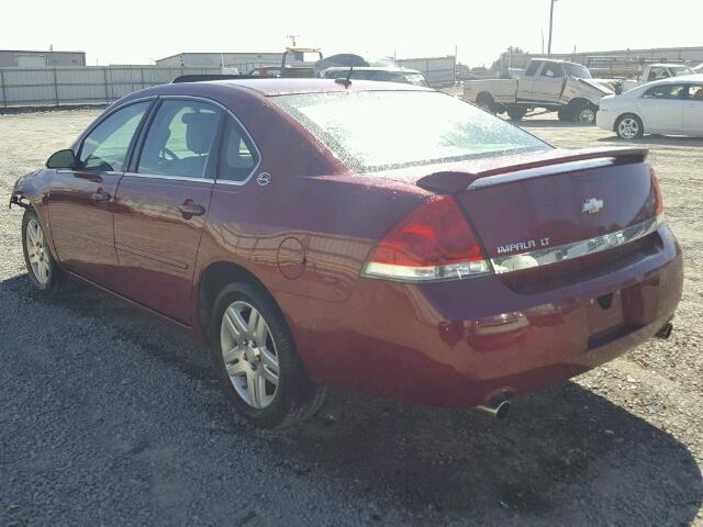 2G1WC581869108689 - 2006 CHEVROLET IMPALA LT RED photo 3