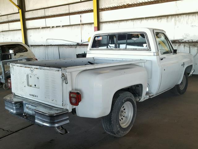 1GCDC14F5GJ107448 - 1986 CHEVROLET C10 WHITE photo 4