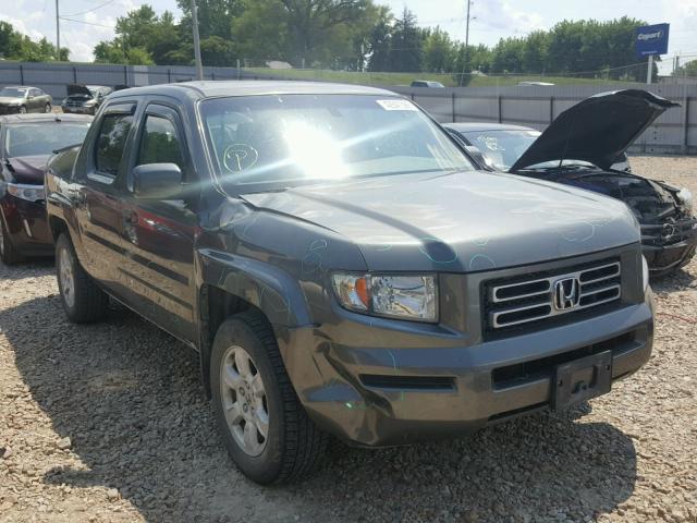 2HJYK16497H507042 - 2007 HONDA RIDGELINE GRAY photo 1