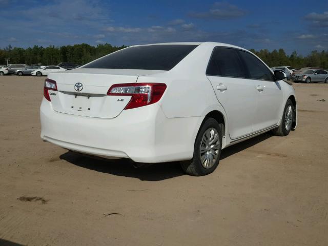 4T1BF1FKXCU550918 - 2012 TOYOTA CAMRY BASE WHITE photo 4