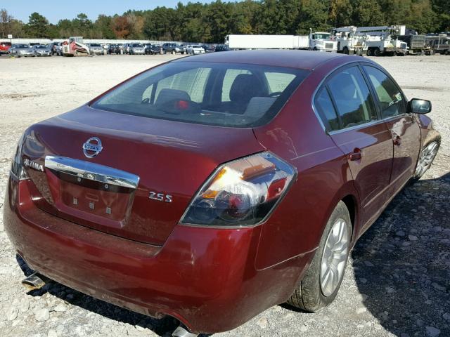 1N4AL2AP5CN437038 - 2012 NISSAN ALTIMA BAS MAROON photo 4