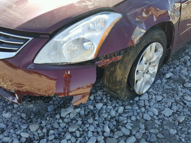 1N4AL2AP5CN437038 - 2012 NISSAN ALTIMA BAS MAROON photo 9