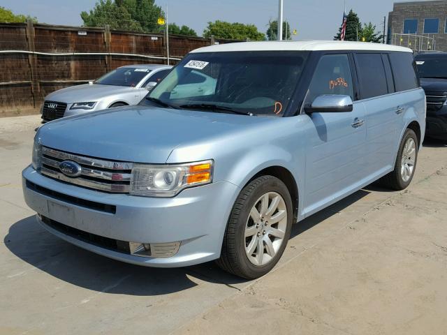 2FMEK63C19BA38465 - 2009 FORD FLEX LIMIT BLUE photo 2