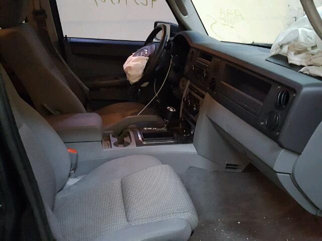 1J8HG48K37C702276 - 2007 JEEP COMMANDER BLACK photo 5