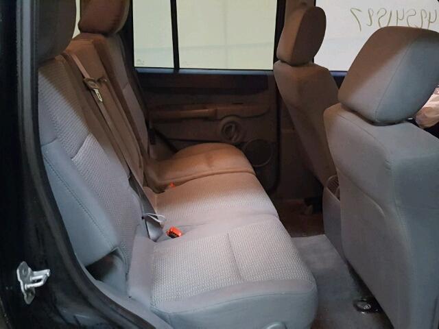 1J8HG48K37C702276 - 2007 JEEP COMMANDER BLACK photo 6