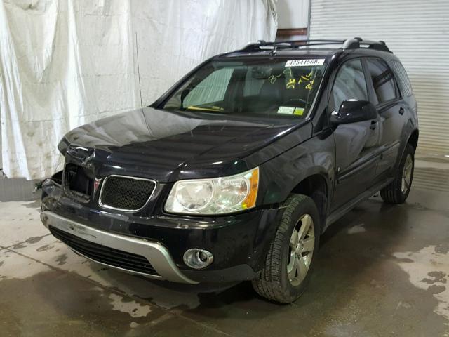 2CKDL73F666085579 - 2006 PONTIAC TORRENT BLACK photo 2