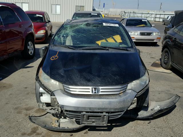 JHMZE2H71AS039139 - 2010 HONDA INSIGHT EX BLACK photo 9