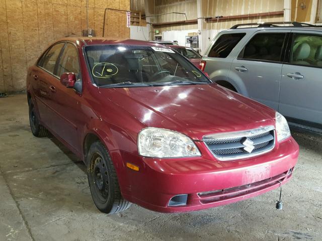 KL5JD56Z78K315234 - 2008 SUZUKI FORENZA BA MAROON photo 1