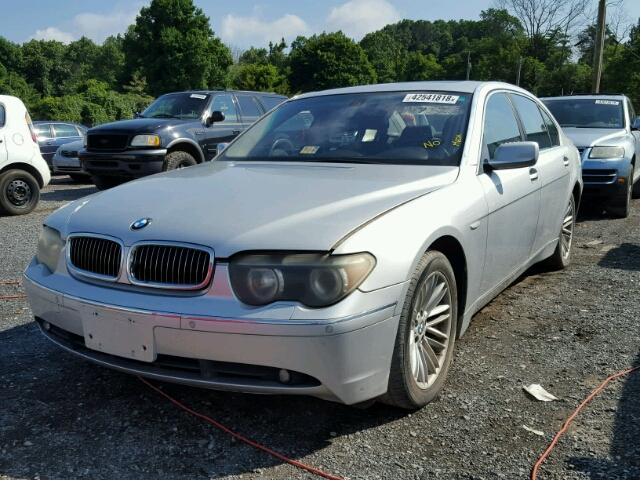 WBAGN63493DS44645 - 2003 BMW 745 LI SILVER photo 2