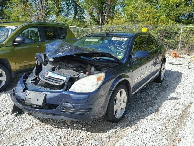 1G8ZS57N57F151899 - 2007 SATURN AURA XE BLUE photo 2