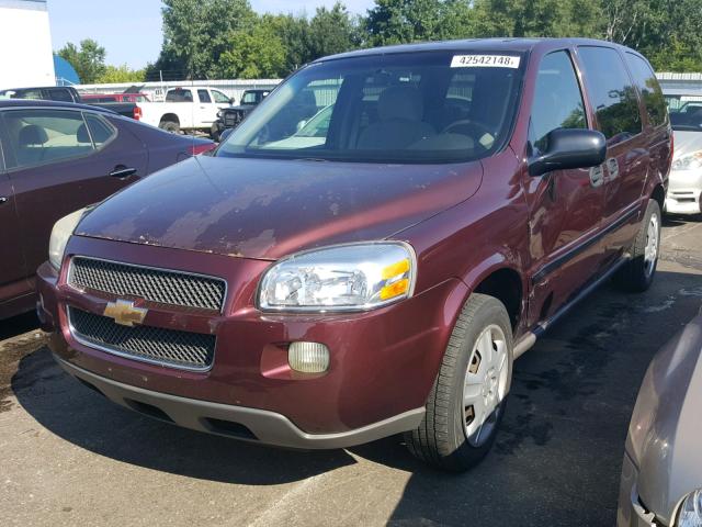 1GNDV23L26D101814 - 2006 CHEVROLET UPLANDER L 栗色 照片 2