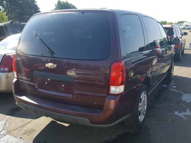 1GNDV23L26D101814 - 2006 CHEVROLET UPLANDER L 栗色 照片 4