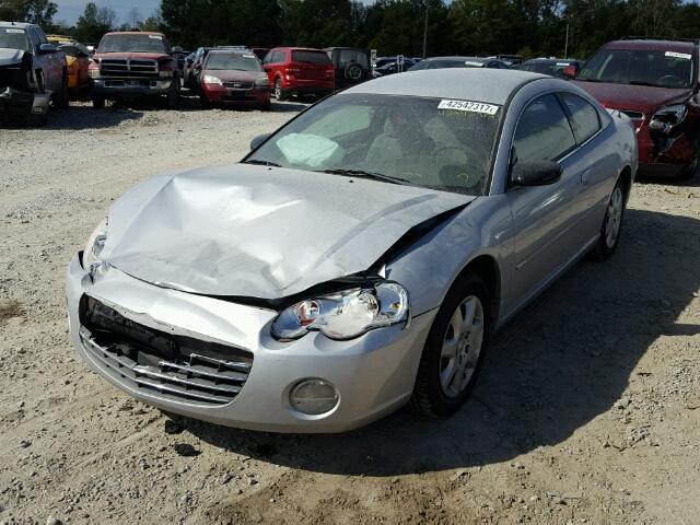 4C3AG42G05E040366 - 2005 CHRYSLER SEBRING SILVER photo 2