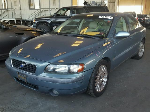 YV1RS58D132275577 - 2003 VOLVO S60 2.4T BLUE photo 2