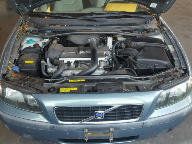 YV1RS58D132275577 - 2003 VOLVO S60 2.4T BLUE photo 7