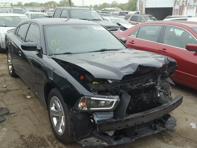 2C3CDXBG2CH302706 - 2012 DODGE CHARGER BLACK photo 1