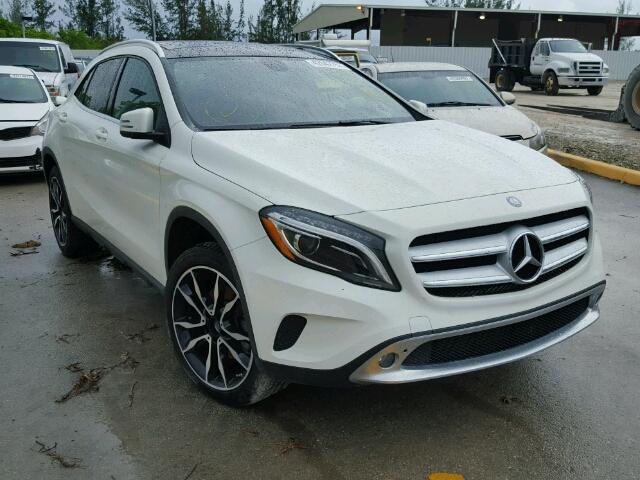 WDCTG4EB2FJ186132 - 2015 MERCEDES-BENZ GLA 250 WHITE photo 1