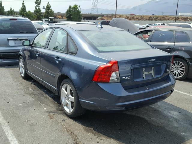 YV1MS390082387062 - 2008 VOLVO S40 2.4I BLUE photo 3