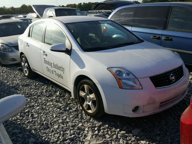 3N1AB61E89L653867 - 2009 NISSAN SENTRA WHITE photo 1