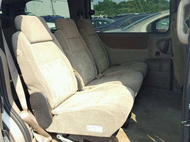 1GMDX03E7YD164480 - 2000 PONTIAC MONTANA TAN photo 6