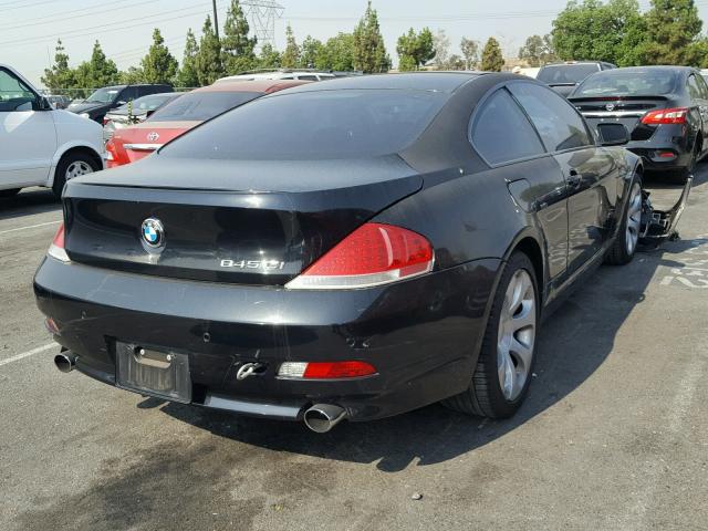 WBAEH73464B190755 - 2004 BMW 645 CI AUT BLACK photo 4
