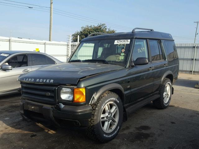 SALTY154X2A768422 - 2002 LAND ROVER DISCOVERY GREEN photo 2
