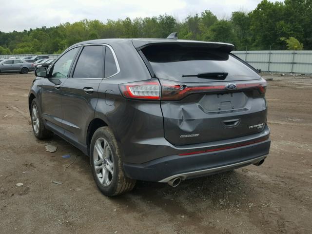 2FMPK3K91HBB11989 - 2017 FORD EDGE TITAN GRAY photo 3